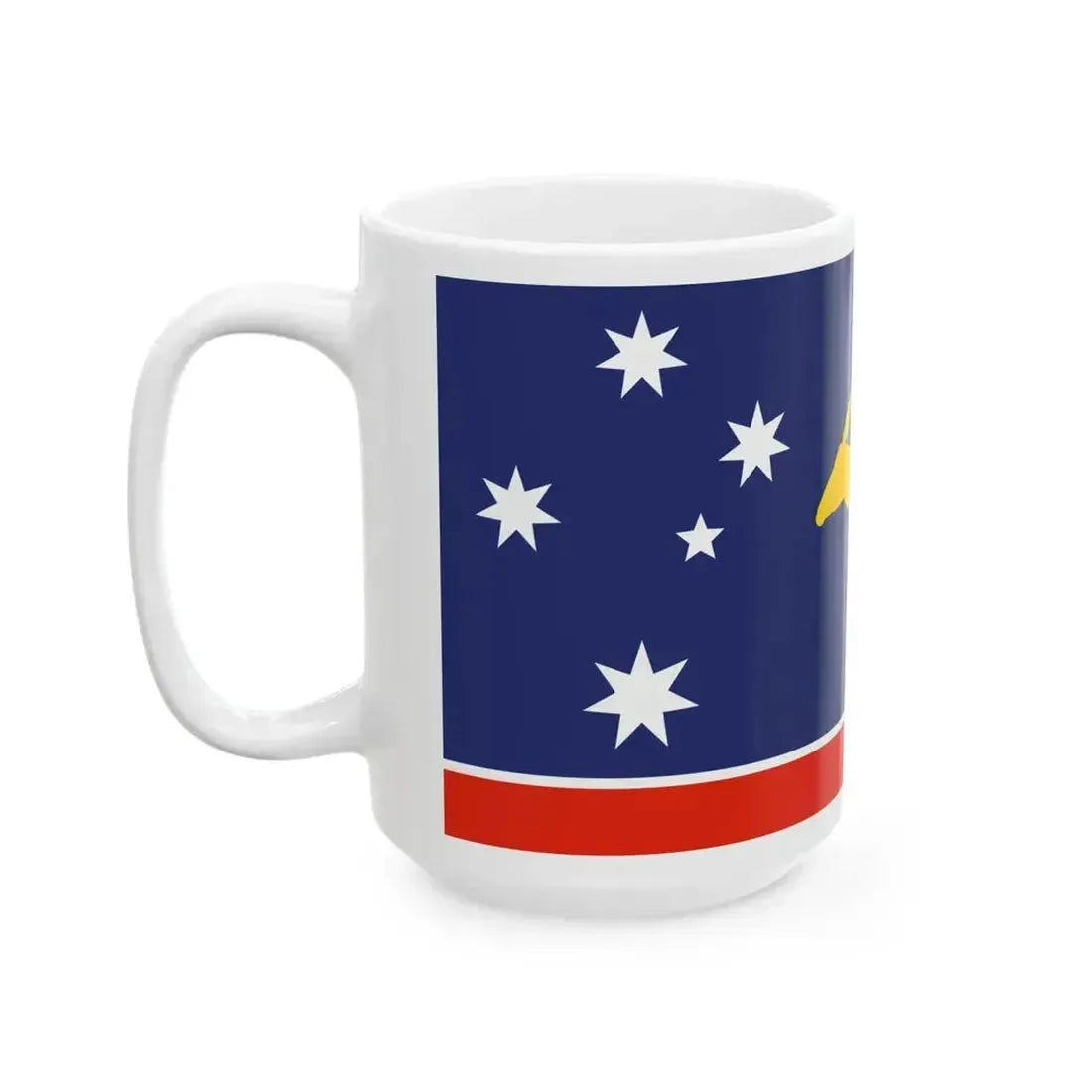 All Australian Flag 1997 Australian Flag Proposal (Australia) White Coffee Mug - Go Mug Yourself