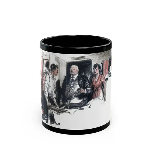All Dailies - Rush, Liberty magazine, December 3, 1938 - Black Coffee Mug 11oz - Go Mug Yourself
