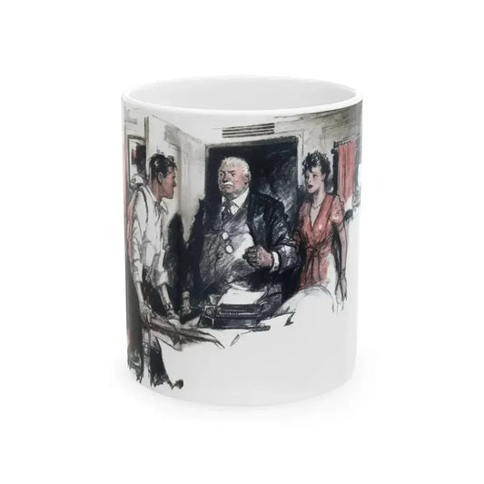 All Dailies - Rush, Liberty magazine, December 3, 1938 - White Coffee Mug 11oz - Go Mug Yourself