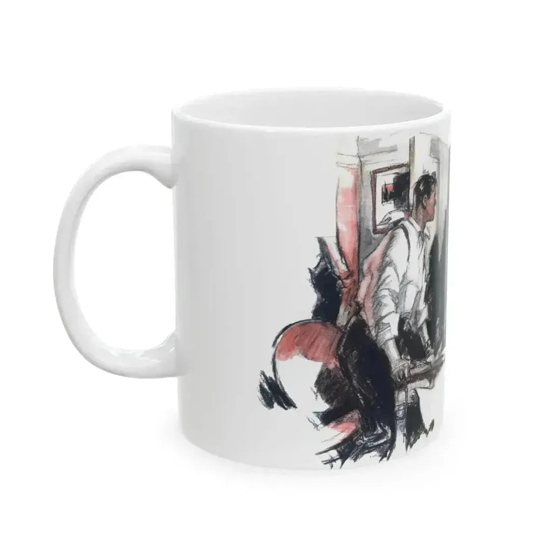 All Dailies - Rush, Liberty magazine, December 3, 1938 - White Coffee Mug - Go Mug Yourself