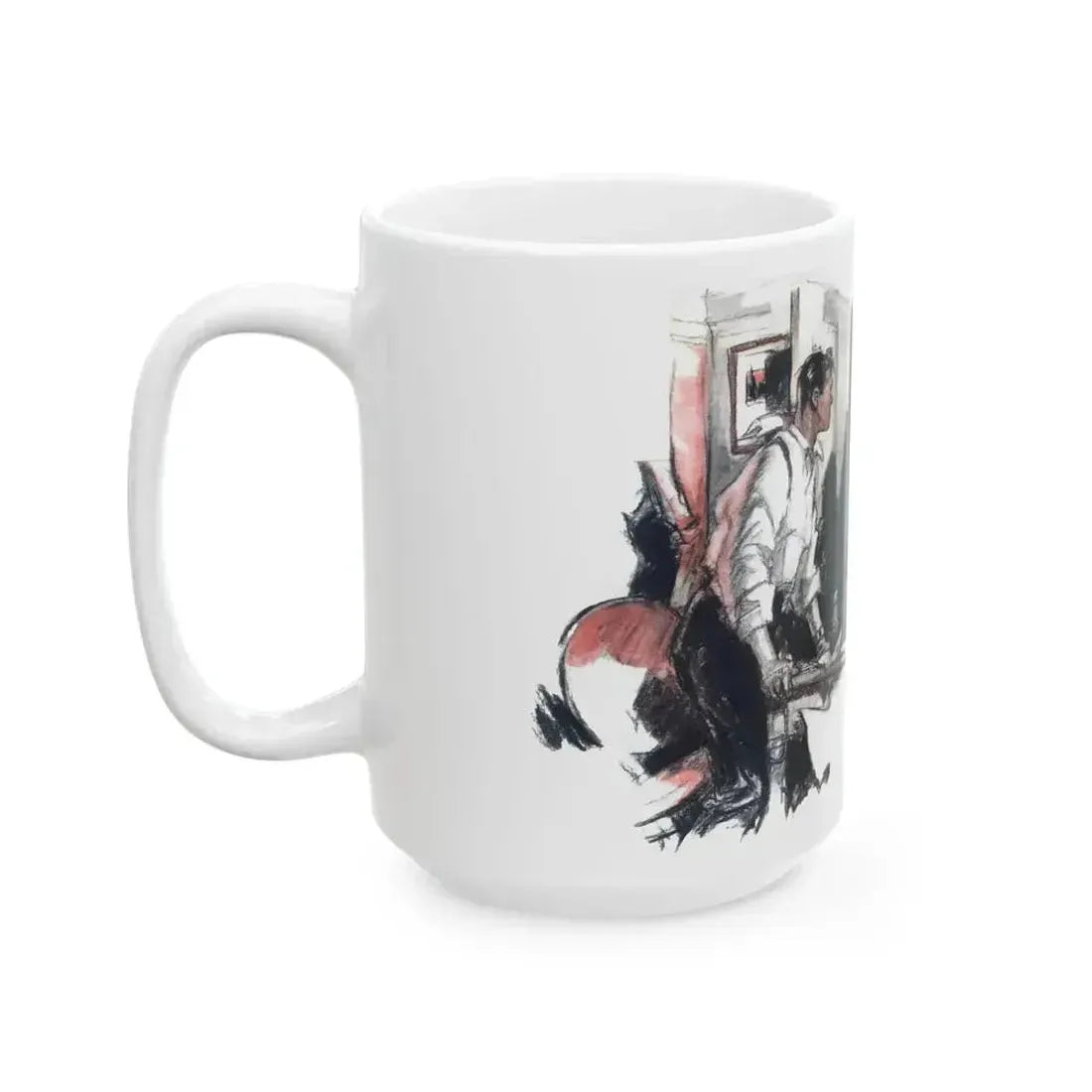 All Dailies - Rush, Liberty magazine, December 3, 1938 - White Coffee Mug - Go Mug Yourself