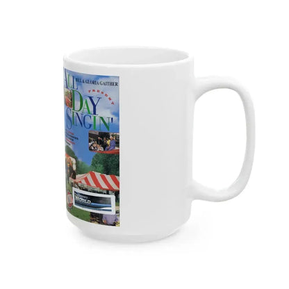 ALL DAY SINGIN (VHS COVER) - White Coffee Mug - Go Mug Yourself