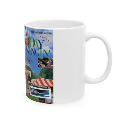 ALL DAY SINGIN (VHS COVER) - White Coffee Mug - Go Mug Yourself
