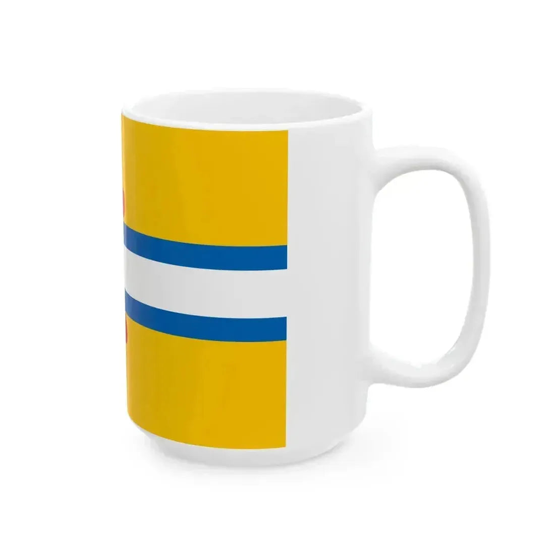 All Frisian flag Nordic model (Germany) White Coffee Mug - Go Mug Yourself
