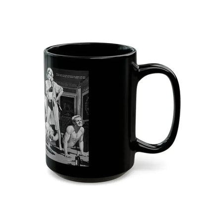 All Greece Was Her Love-Pen, Bluebook magazine, Aug 1963 - Black Coffee Mug - Go Mug Yourself