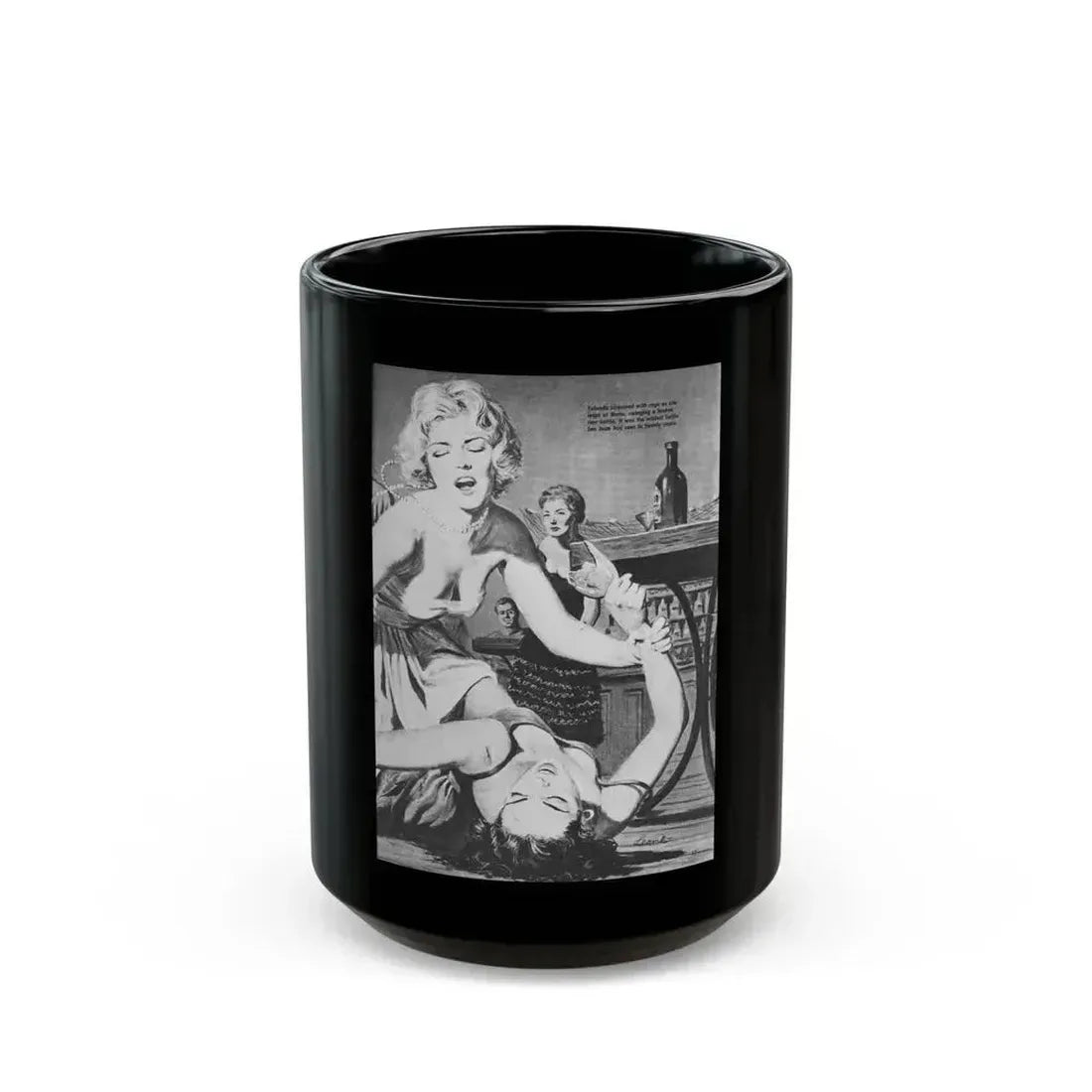 All-Man-September-1960-1 - Black Coffee Mug 15oz - Go Mug Yourself