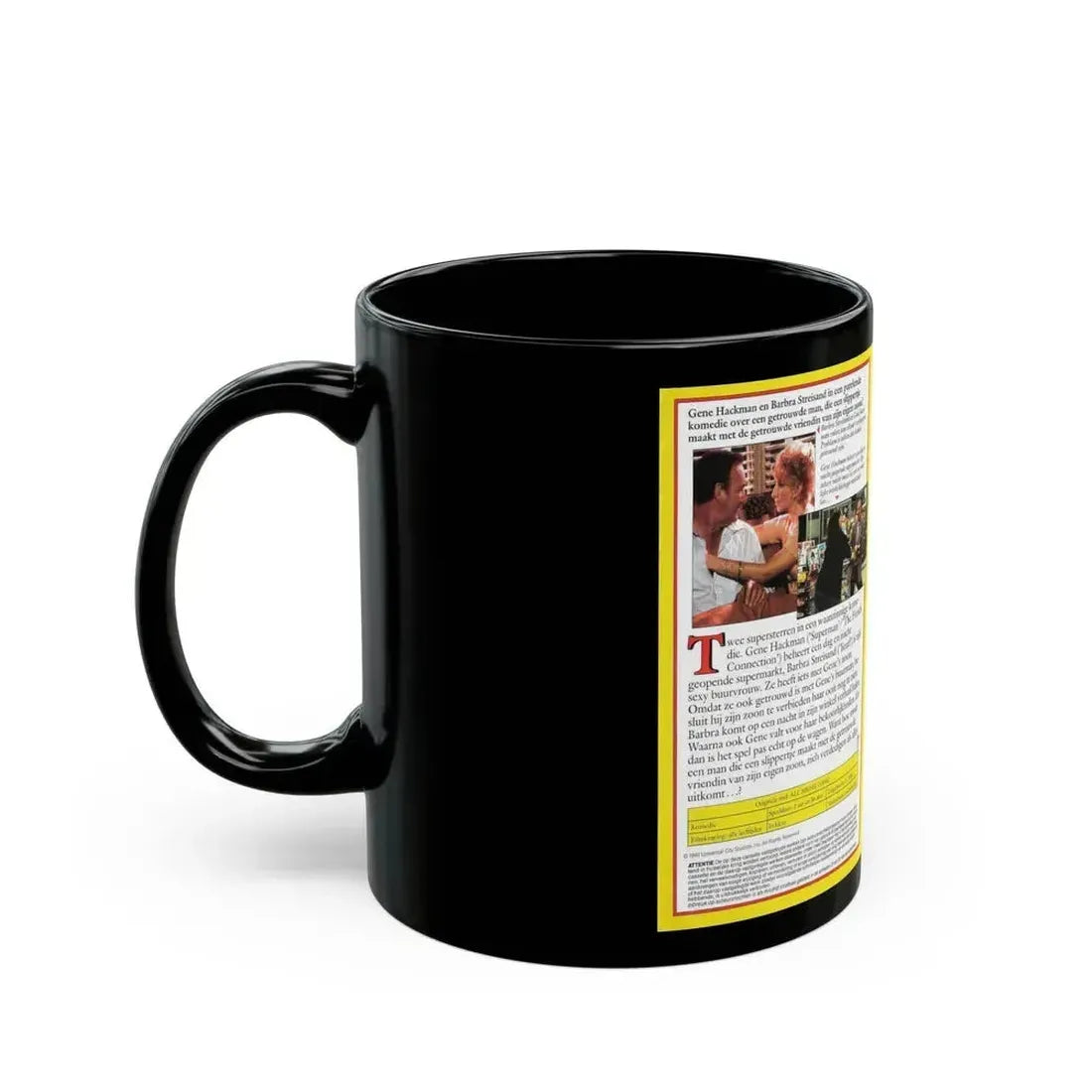 ALL NIGHT LONG (VHS COVER) - Black Coffee Mug - Go Mug Yourself