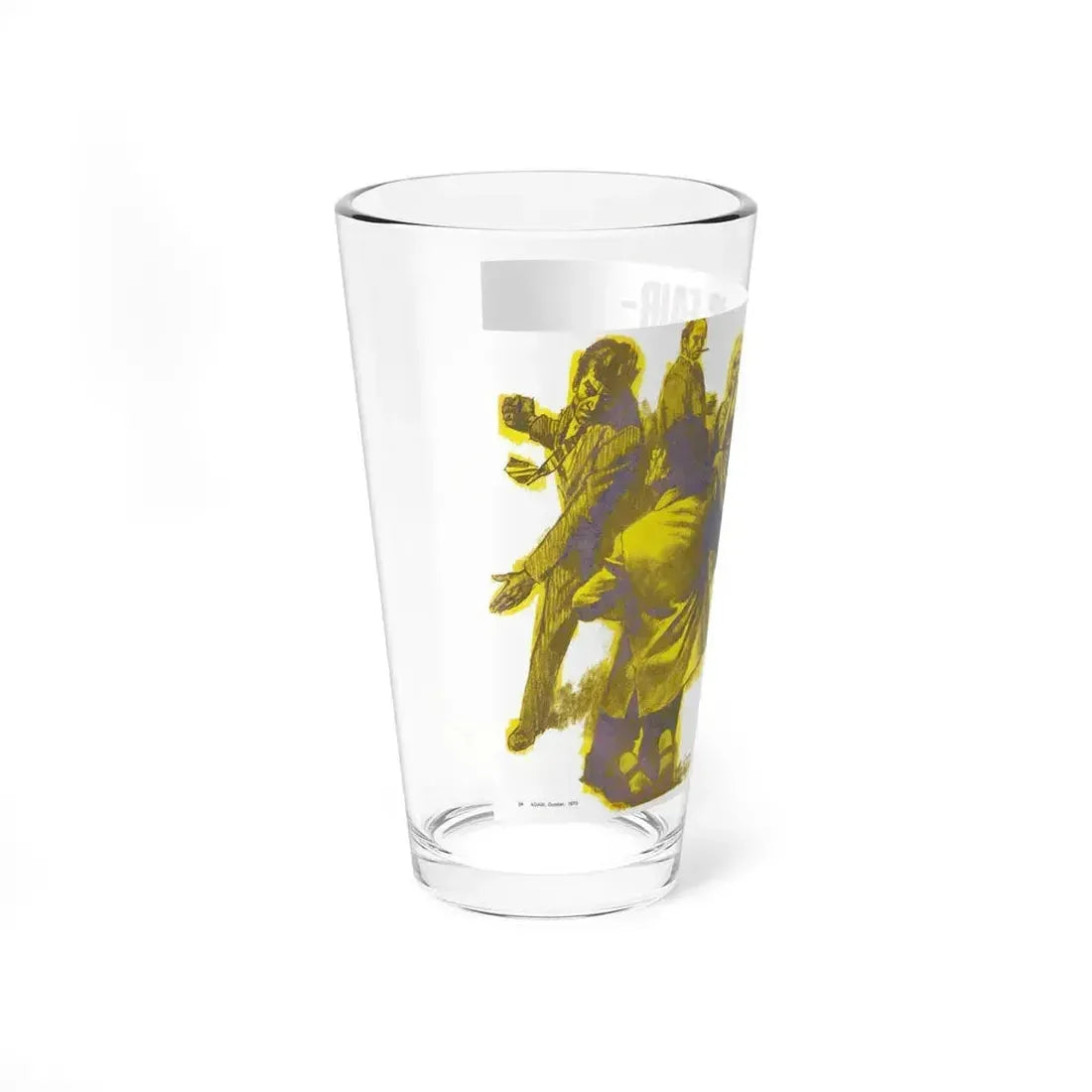 All's Fair Between Thieves, Adam magazine, October 1973 (Magazine Illustration) Pint Glass 16oz - Go Mug Yourself