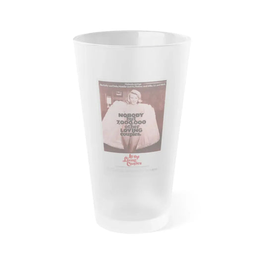 ALL THE LOVING COUPLES 1969 Movie Poster - Frosted Pint Glass 16oz Default Title - Go Mug Yourself