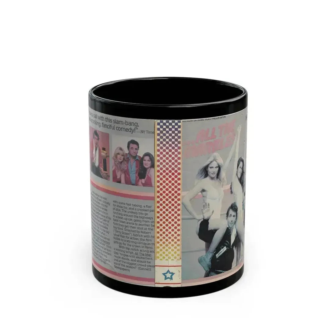 ALL THE MARBLES (VHS COVER) - Black Coffee Mug 11oz - Go Mug Yourself