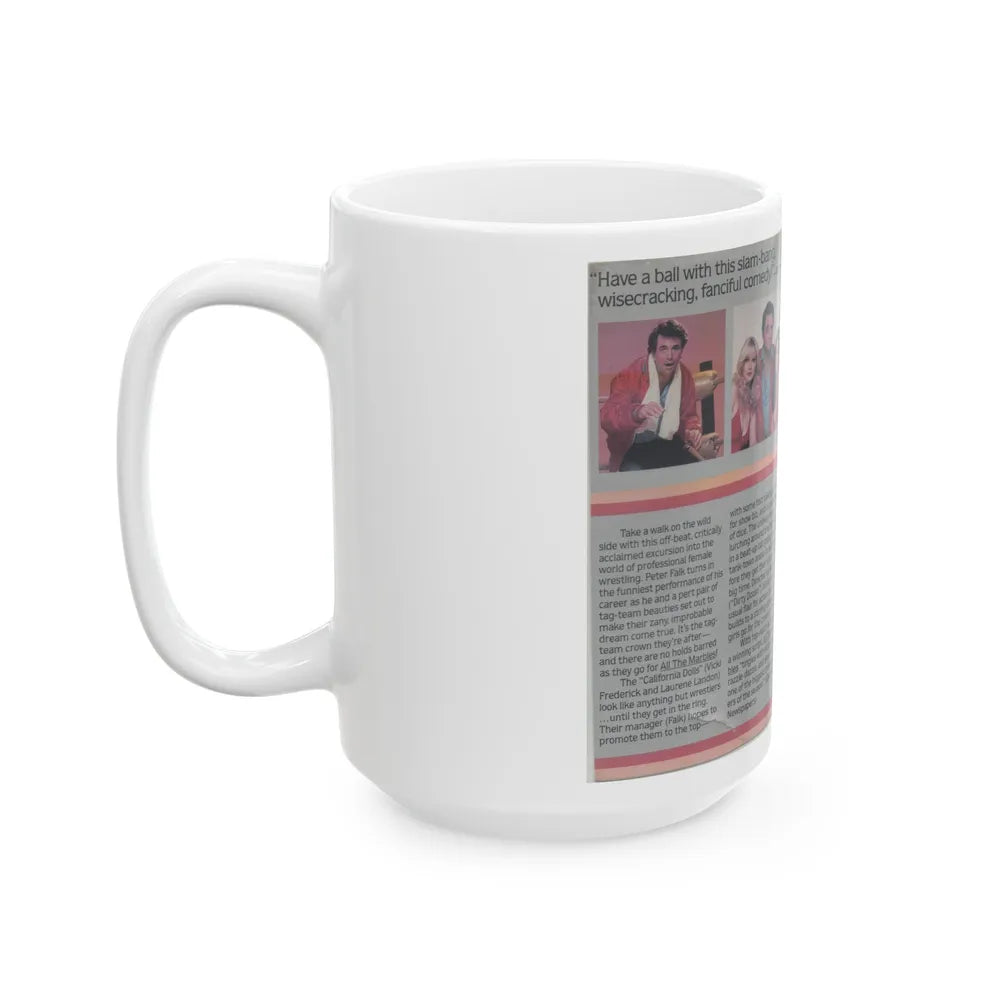 ALL THE MARBLES (VHS COVER) - White Coffee Mug-Go Mug Yourself