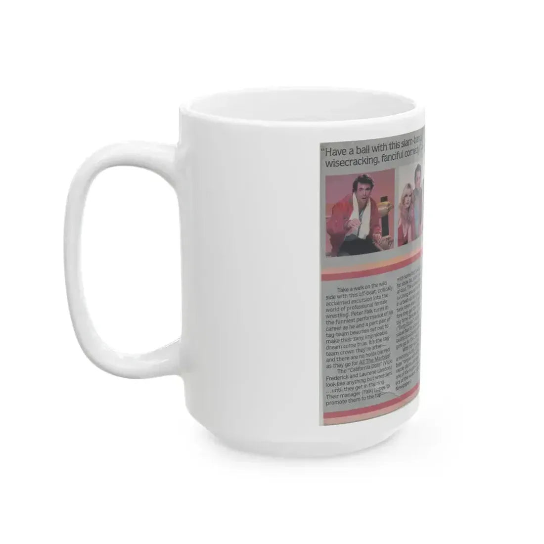 ALL THE MARBLES (VHS COVER) - White Coffee Mug - Go Mug Yourself