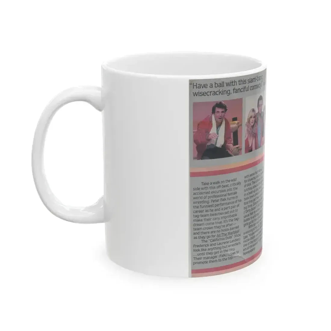 ALL THE MARBLES (VHS COVER) - White Coffee Mug - Go Mug Yourself