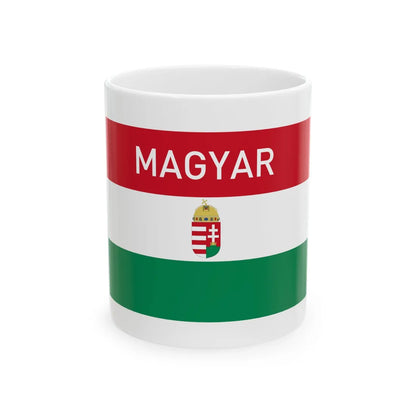 Allamhatar 2 (Hungary) White Coffee Mug 11oz - Go Mug Yourself