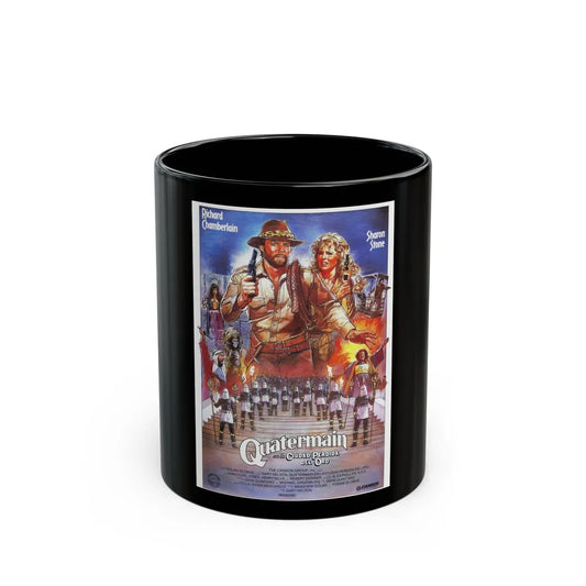 ALLAN QUATERMAIN AND THE LOST CITY OF GOLD 1986 Movie Poster - Black Coffee Mug-11oz-Go Mug Yourself