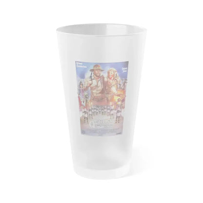 ALLAN QUATERMAIN AND THE LOST CITY OF GOLD 1986 Movie Poster - Frosted Pint Glass 16oz Default Title - Go Mug Yourself