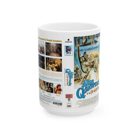 ALLAN QUATERMAIN (VHS COVER) - White Coffee Mug-15oz-Go Mug Yourself