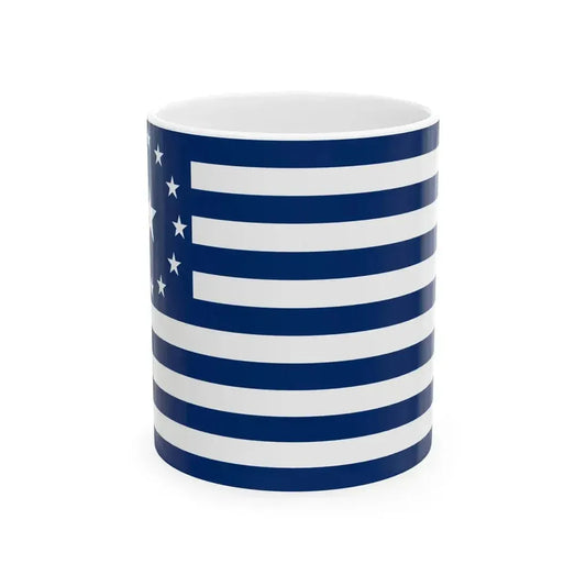 Alleged Mormon flag 1877 (United States) White Coffee Mug 11oz - Go Mug Yourself