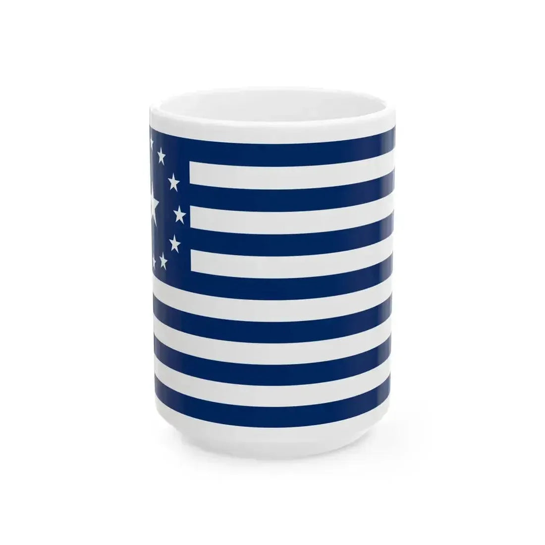 Alleged Mormon flag 1877 (United States) White Coffee Mug 15oz - Go Mug Yourself