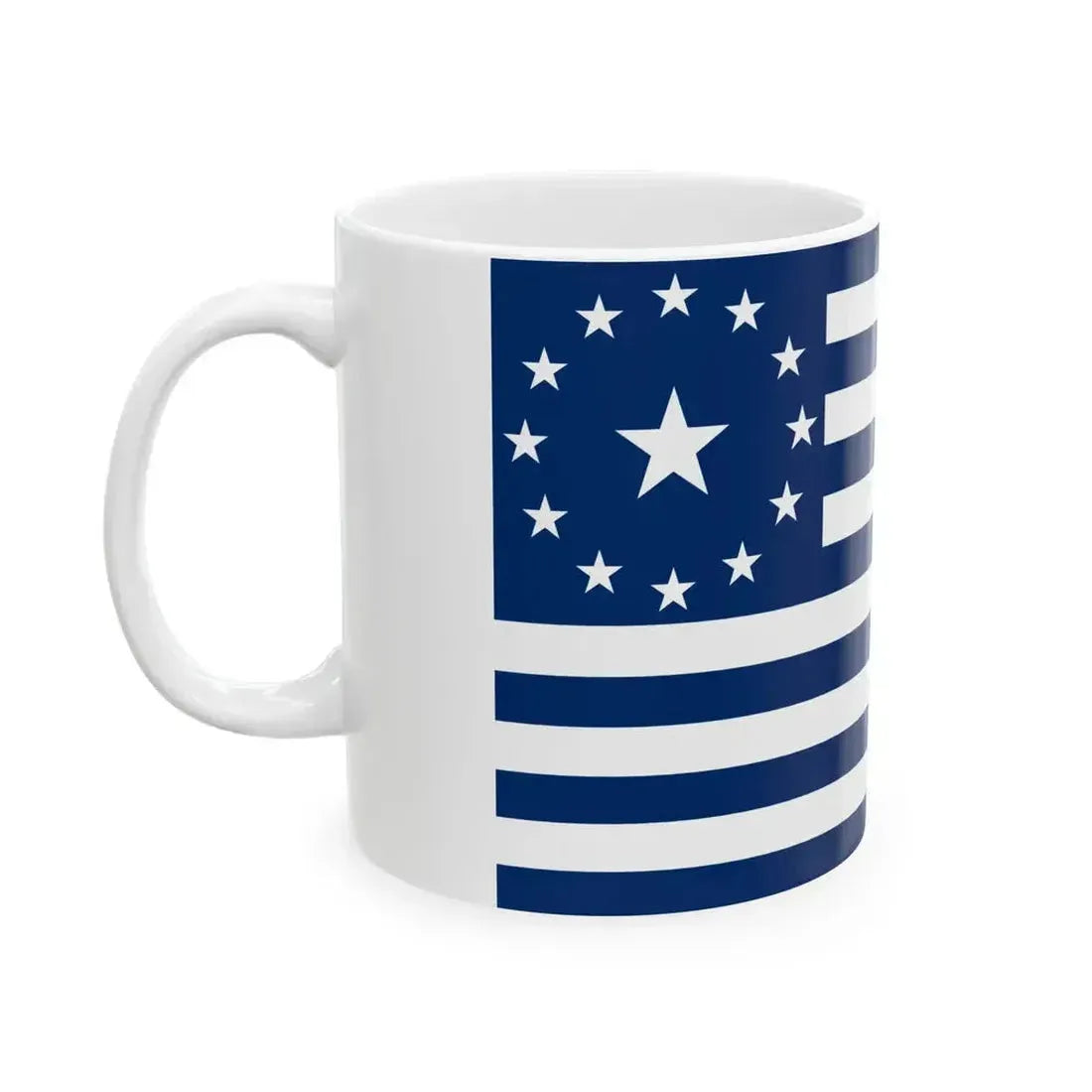 Alleged Mormon flag 1877 (United States) White Coffee Mug - Go Mug Yourself
