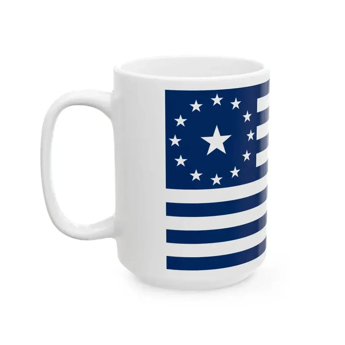 Alleged Mormon flag 1877 (United States) White Coffee Mug - Go Mug Yourself