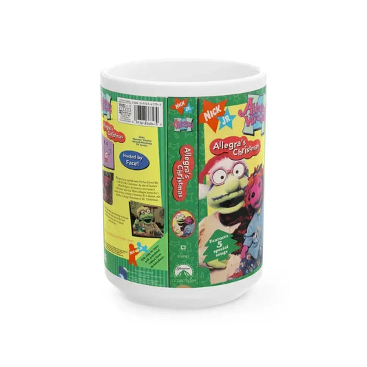 ALLEGRAS WINDOW ALLEGRAS CHRISTMAS (VHS COVER) - White Coffee Mug 15oz - Go Mug Yourself
