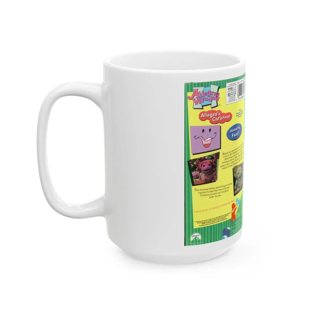 ALLEGRAS WINDOW ALLEGRAS CHRISTMAS (VHS COVER) - White Coffee Mug-Go Mug Yourself