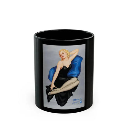 Allen-A Hosiery - Black Coffee Mug 11oz - Go Mug Yourself