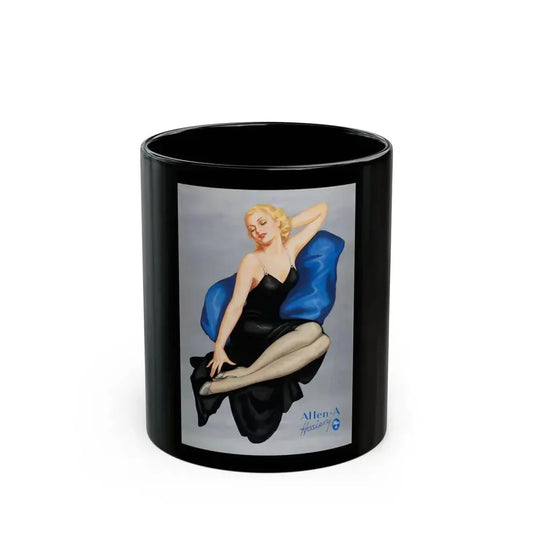 Allen-A Hosiery - Black Coffee Mug 11oz - Go Mug Yourself