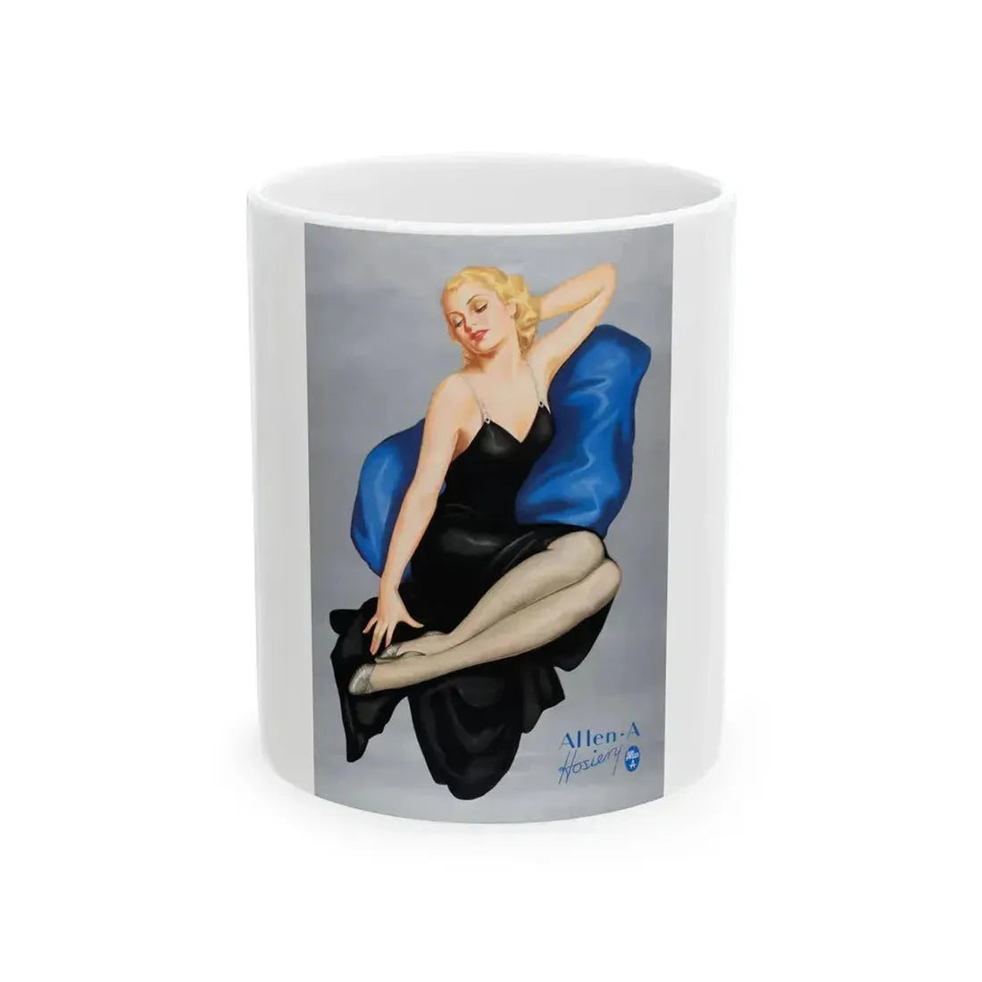 Allen-A Hosiery - White Coffee Mug 11oz - Go Mug Yourself