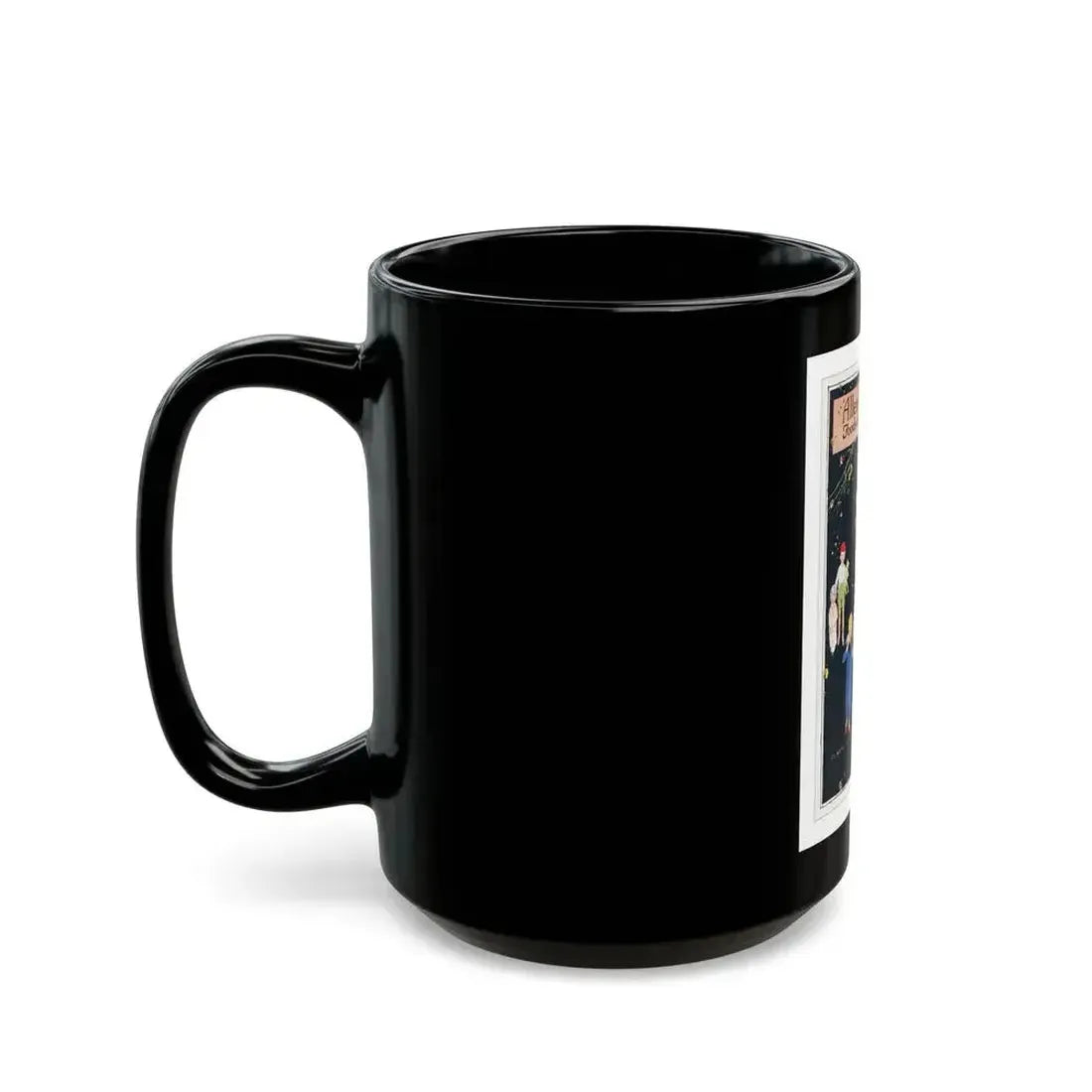 Allenbury's postcard - Black Coffee Mug - Go Mug Yourself