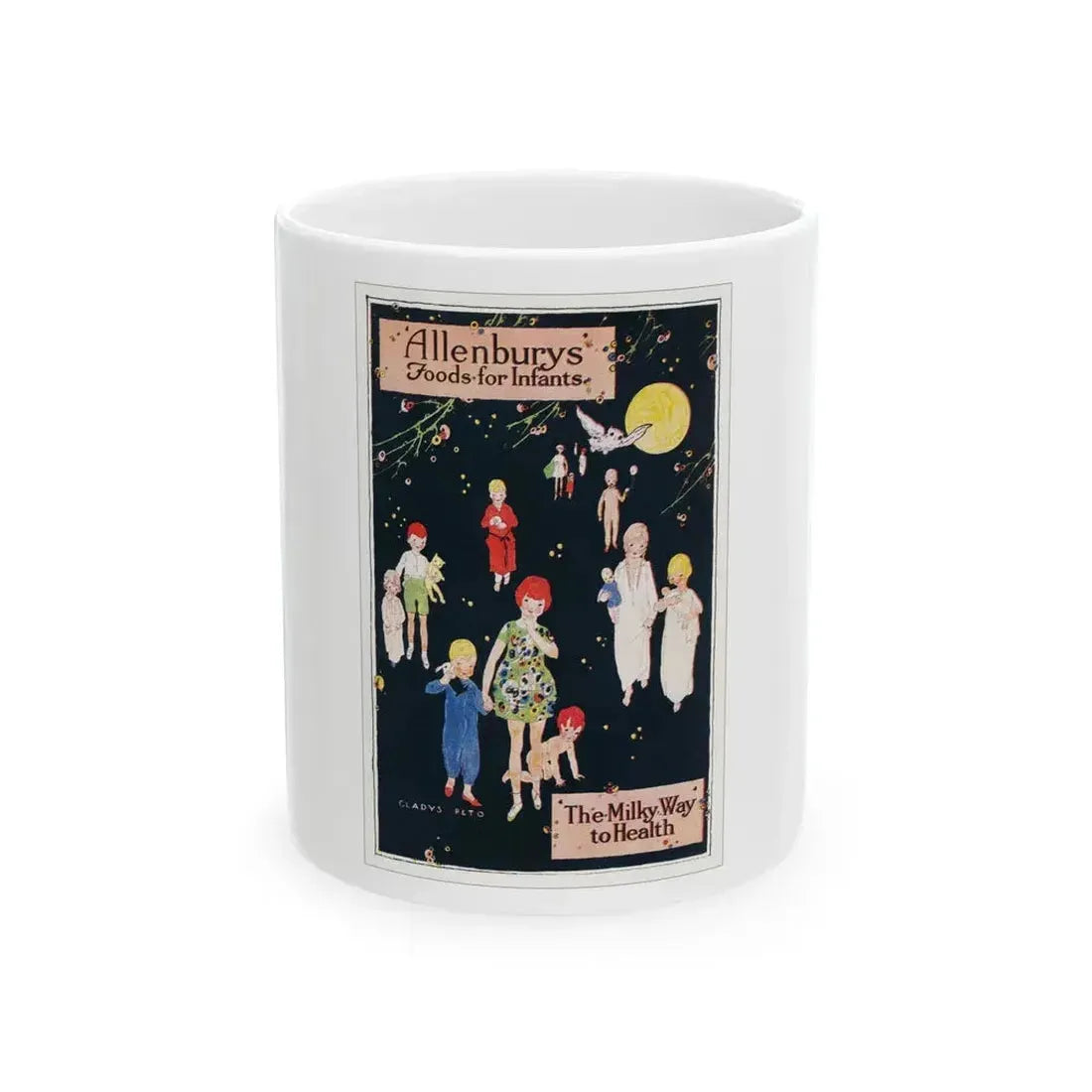 Allenbury's postcard - White Coffee Mug 11oz - Go Mug Yourself