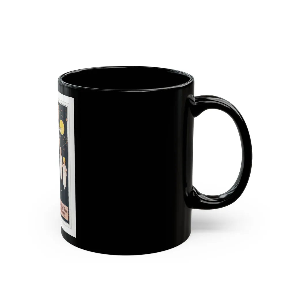 Allenbury's postcard - Black Coffee Mug-Go Mug Yourself