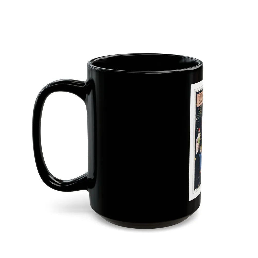 Allenbury's postcard - Black Coffee Mug-Go Mug Yourself