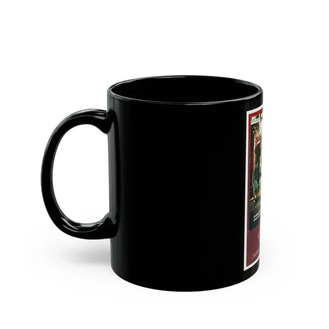 ALLEY CAT 1984 Movie Poster - Black Coffee Mug - Go Mug Yourself