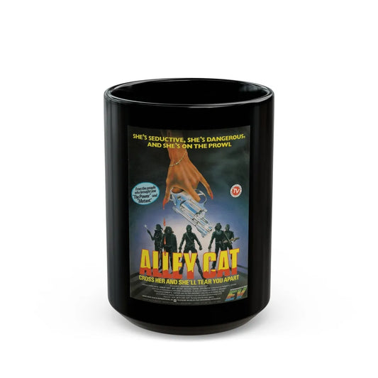 ALLEY CAT (2) 1984 Movie Poster - Black Coffee Mug-15oz-Go Mug Yourself