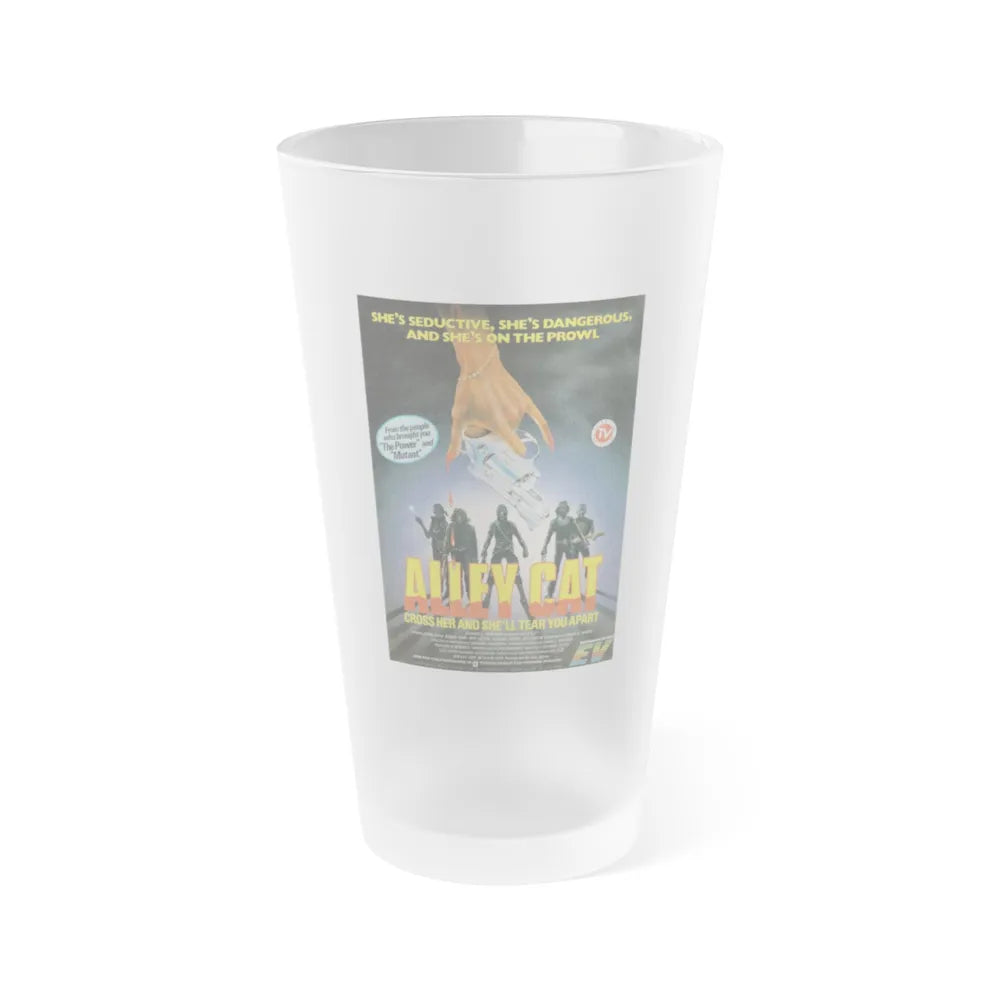 ALLEY CAT (2) 1984 Movie Poster - Frosted Pint Glass 16oz-Go Mug Yourself