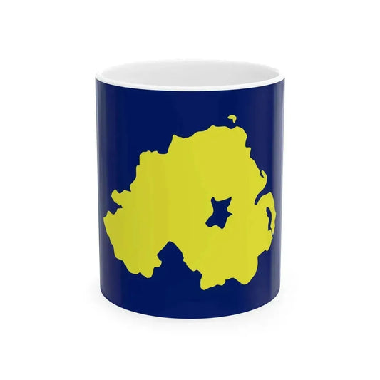 Alliance Northern Ireland flag (Ireland) White Coffee Mug 11oz - Go Mug Yourself