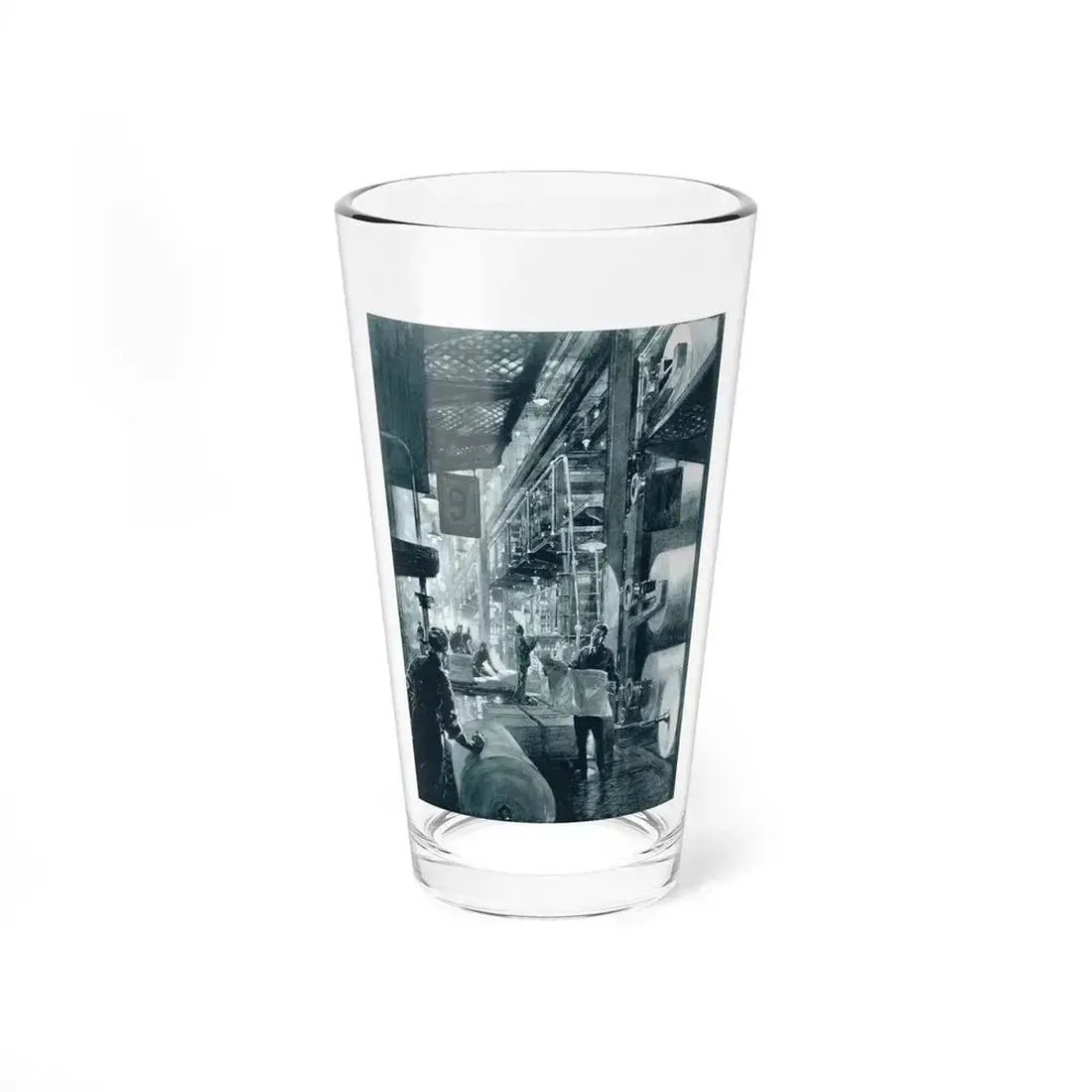 Allied Newspapers Withy Grove Printworks, The Illustrated London News, 1925 (Magazine Illustration) Pint Glass 16oz 16oz - Go Mug Yourself