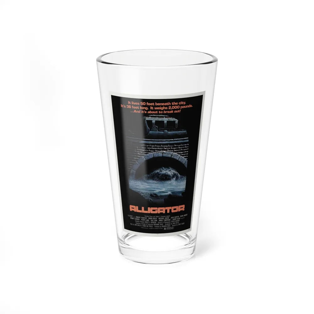 ALLIGATOR 1980 Movie Poster - Pint Glass 16oz-16oz-Go Mug Yourself