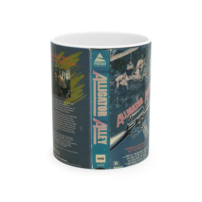 ALLIGATOR ALLEY PRISM ENTERTAINMENT (VHS COVER) - White Coffee Mug-11oz-Go Mug Yourself