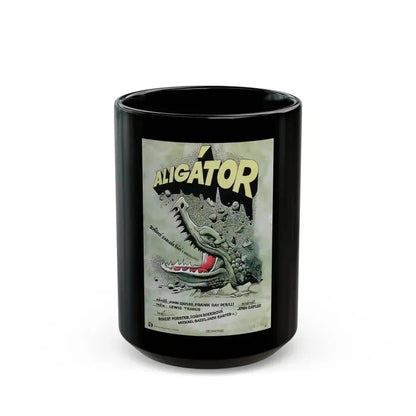 ALLIGATOR (POLISH) 1980 Movie Poster - Black Coffee Mug 15oz - Go Mug Yourself
