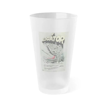 ALLIGATOR (POLISH) 1980 Movie Poster - Frosted Pint Glass 16oz Default Title - Go Mug Yourself