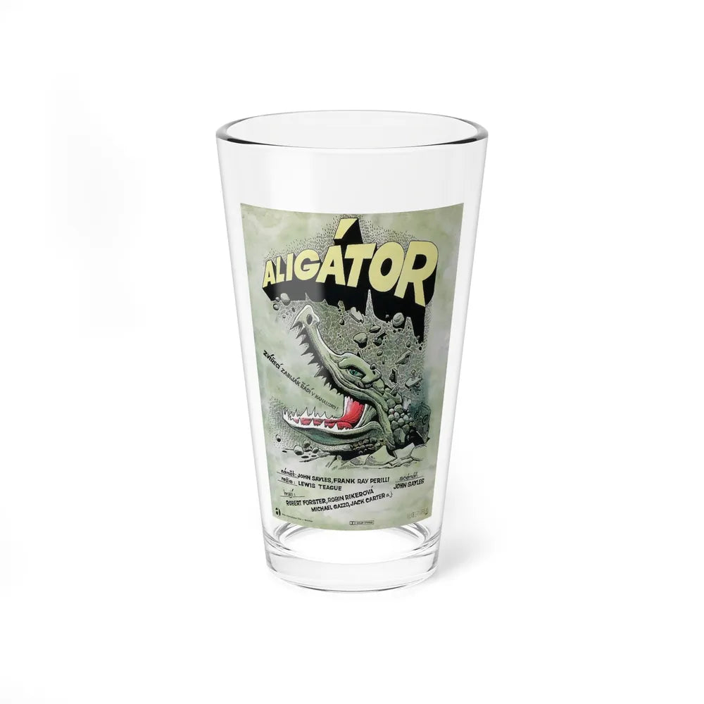 ALLIGATOR (POLISH) 1980 Movie Poster - Pint Glass 16oz-16oz-Go Mug Yourself