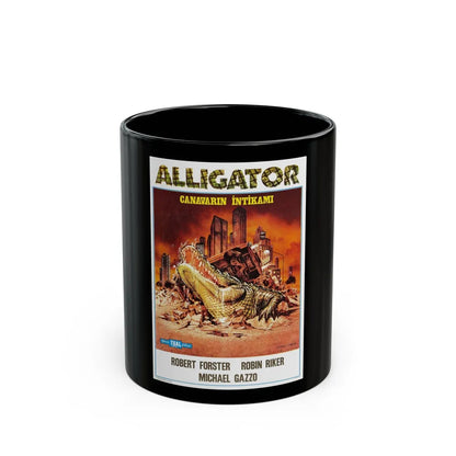 ALLIGATOR (TURKISH) 1980 Movie Poster - Black Coffee Mug-11oz-Go Mug Yourself