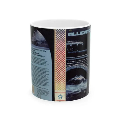 ALLIGATOR (VHS COVER) - White Coffee Mug 11oz - Go Mug Yourself