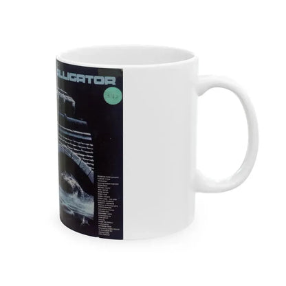 ALLIGATOR (VHS COVER) - White Coffee Mug - Go Mug Yourself