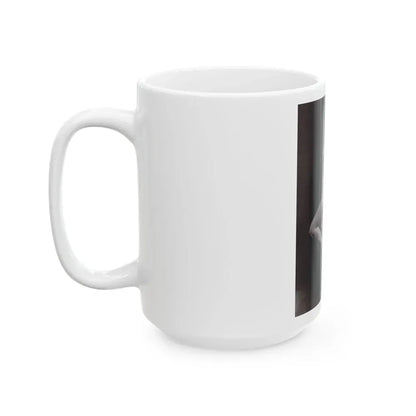 Allison Hayes #05 - 8x10 B&W Full Body 1 Piece Swimsuit Cheesecake Photo (Vintage Female Icon) White Coffee Mug - Go Mug Yourself