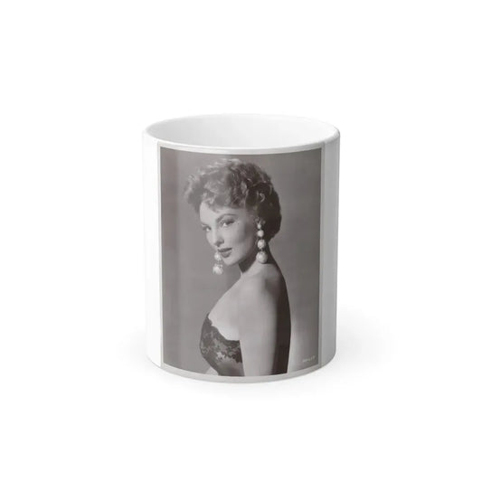 Allison Hayes #06 - 8x10 Vintage B&W Glamour Promo Photo for ''Chicago Syndicate'' '55 Film (Vintage Female Icon) Color Changing Coffee Mug 11oz - Go Mug Yourself