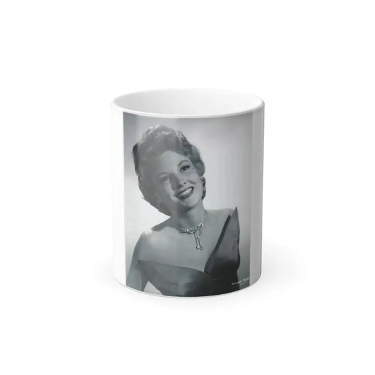 Allison Hayes #102 - Upper Body 8x10 B&W HQ Re-Print Glamour Promo Photo from Archival Negative (Vintage Female Icon) Color Changing Coffee Mug 11oz - Go Mug Yourself